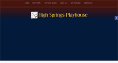 Desktop Screenshot of highspringsplayhouse.com